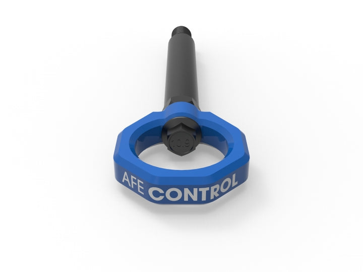 aFe 2023–2025 CONTROL Front/Rear Tow Hook – Blue for BMW M2 (G87) - OneFastShop