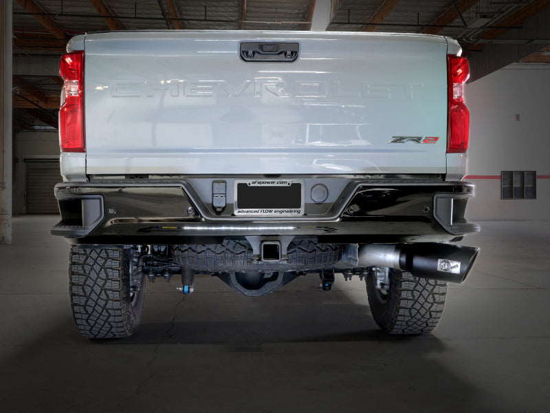 aFe 5in 409SS DPF-Back Exhaust System 24-25 GM Diesel Trucks V8-6.6L(td) L5P