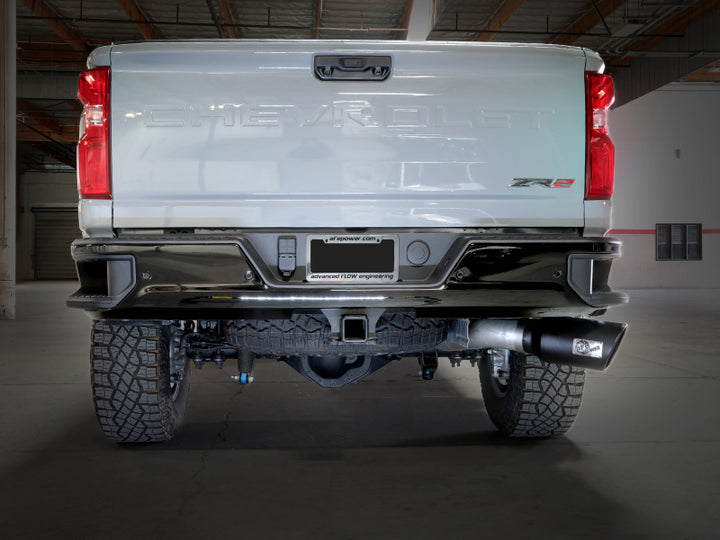 aFe 5in 409SS DPF-Back Exhaust System 24-25 GM Diesel Trucks V8-6.6L(td) L5P