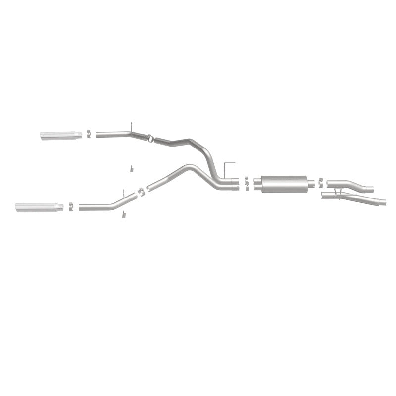 MagnaFlow SYS C/B 09 F-150 EC-CC/SB Dual Split Exhaust