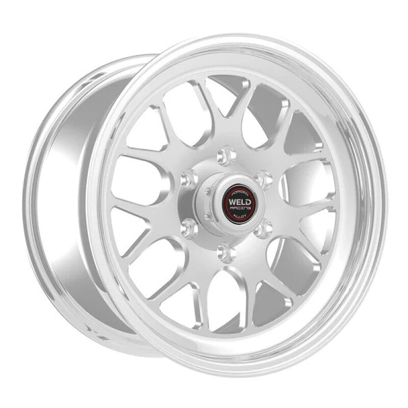 Weld S77 HD 17x8 / 5x4.75 BP / 3.18 Inch BS Polished Wheel (Low Pad) - Non-Beadlock