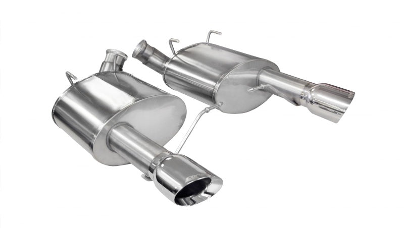 Corsa Polished Xtreme Axle-Back Exhaust for 2011-2014 Ford Mustang GT/Boss 302 5.0L V8