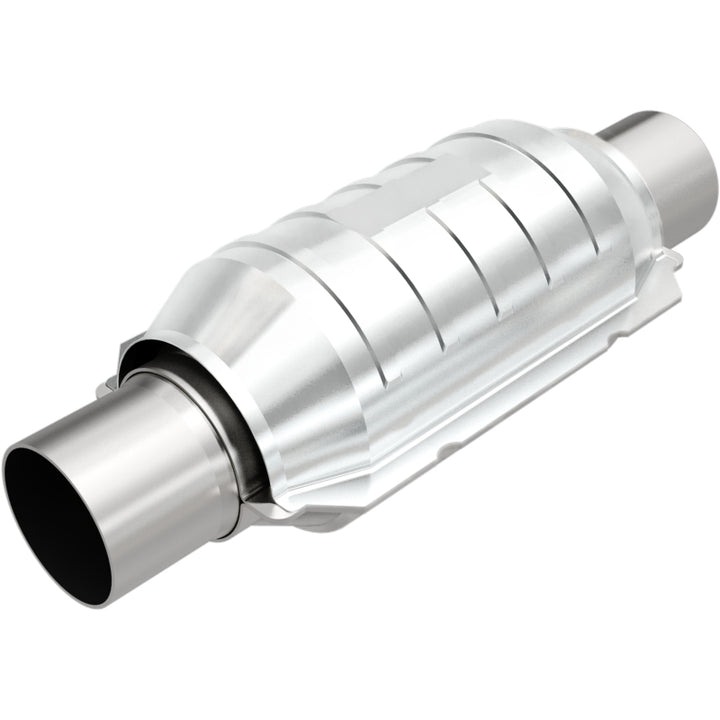 Magnaflow Universal Catalytic Converter 3in Center/Center Round 9in x 5.125in x 13in - Fits Various Models
