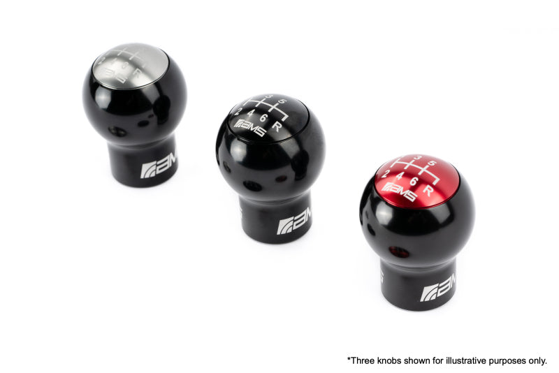 AMS Performance Billet Shift Knob for Subaru WRX/STi 6-Speed (Red, Black, & Gunmetal Cap)