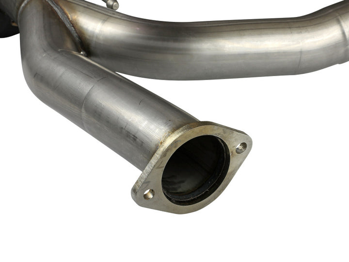 Afe MACHForce XP 3in Hi-Tuck 304 SS Cat Back Exhaust Nissan Patrol Y62 2010-2017 V-5.6L (400 hp) - OneFastShop