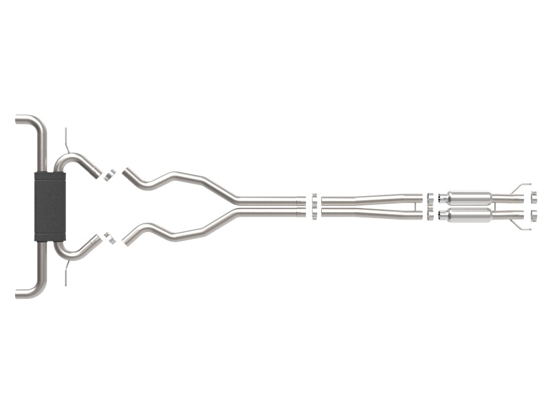 AFe Vulcan Series 2 1/2in 304 SS Cat-Back Exhaust Ford Edge ST V6 2.7L(tt)