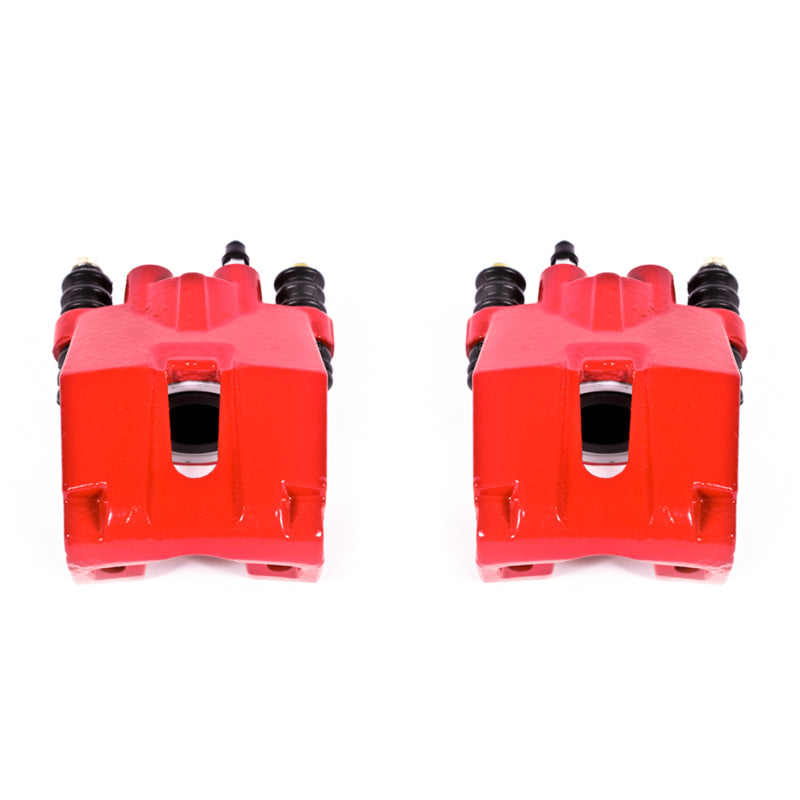 PowerStop Rear Red Calipers w/o Brackets Pair for 04-11 Ford F-150 - OneFastShop