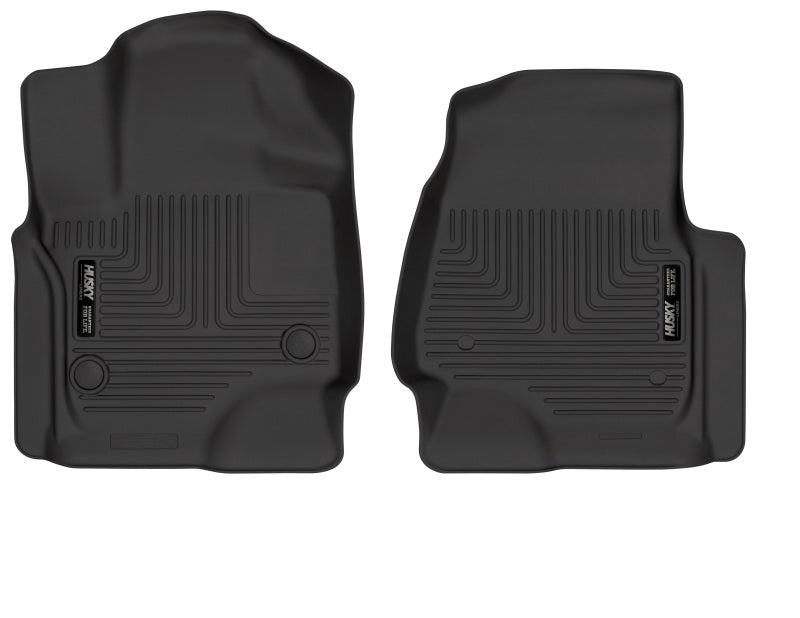Husky Liners WeatherBeater Front Floor Liners - Ford Expedition & Lincoln Navigator (2018-2025) - Black