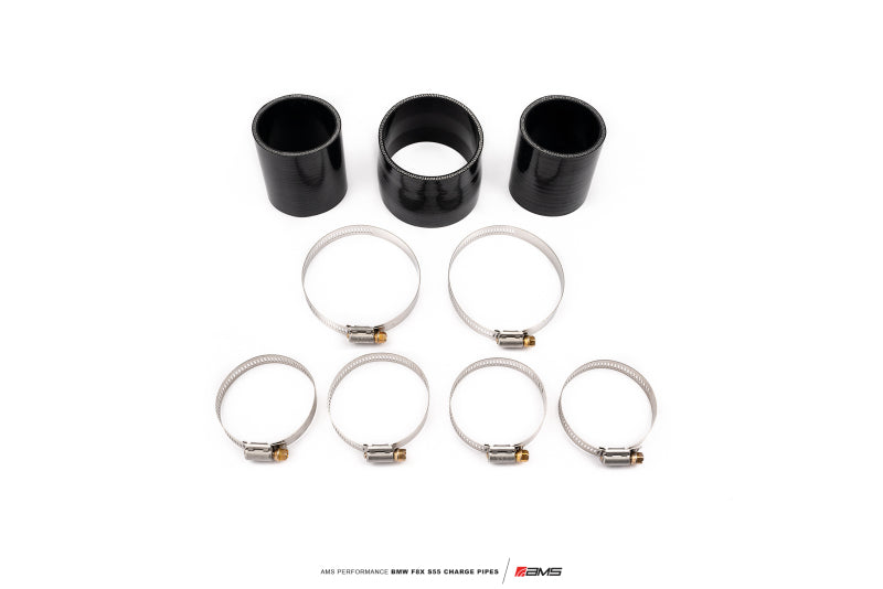 AMS Performance Turbo Engine Charge Pipes for 15-18 BMW M3 / 15-20 BMW M4 with S55 3.0L