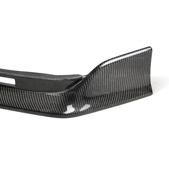 Seibon TA-Style Gloss Carbon Fiber Front Bumper Lip for 2017 Honda Civic Type R - OneFastShop