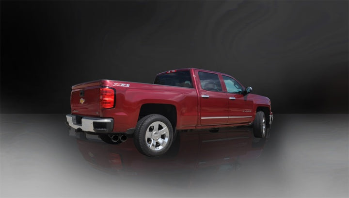Corsa Performance Black Sport Single SideCB Exhaust - Sierra/Silverado 1500 6.2L V8 2014-19