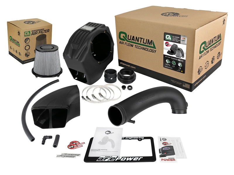 aFe Quantum Cold Air Intake System Pro Dry S Media 09-18 RAM 1500 V8 5.7L Hemi