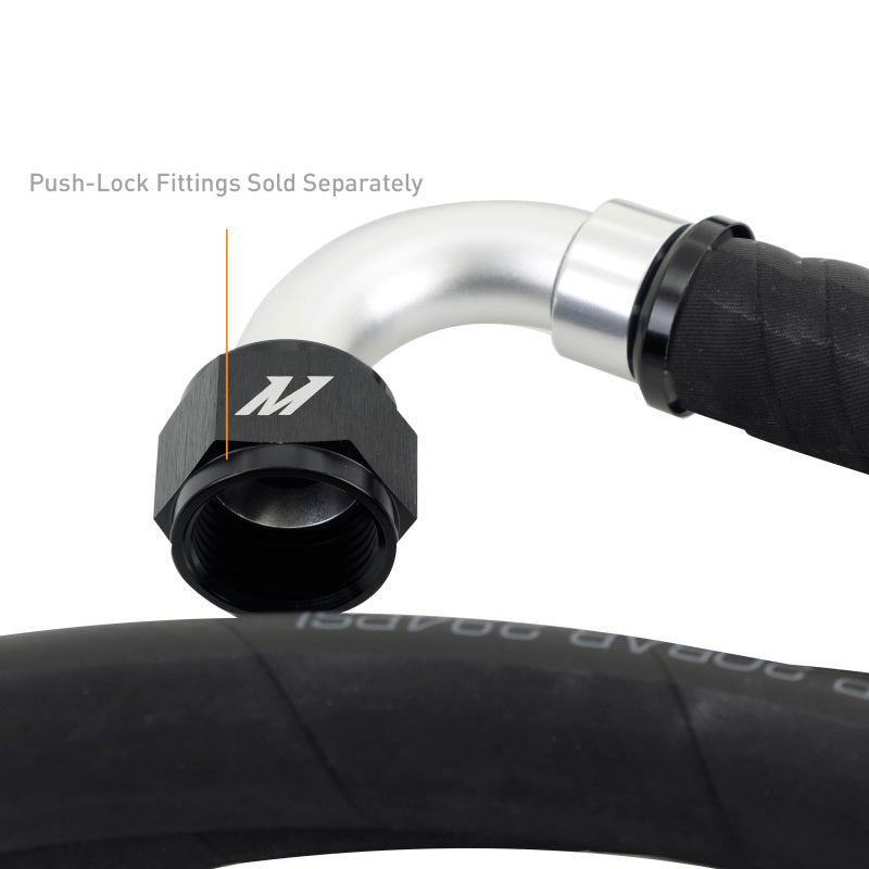 Mishimoto Push Lock Hose Black -12AN 240in Length Hose - OneFastShop