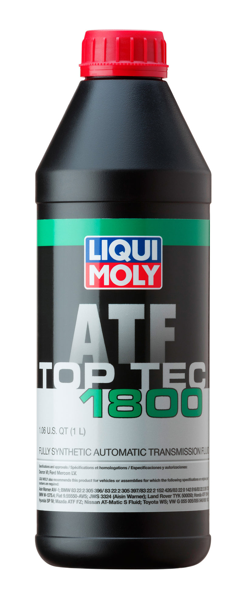 LIQUI MOLY 1L Top Tec ATF 1800 Synthetic Transmission Fluid - Acura, Audi, BMW