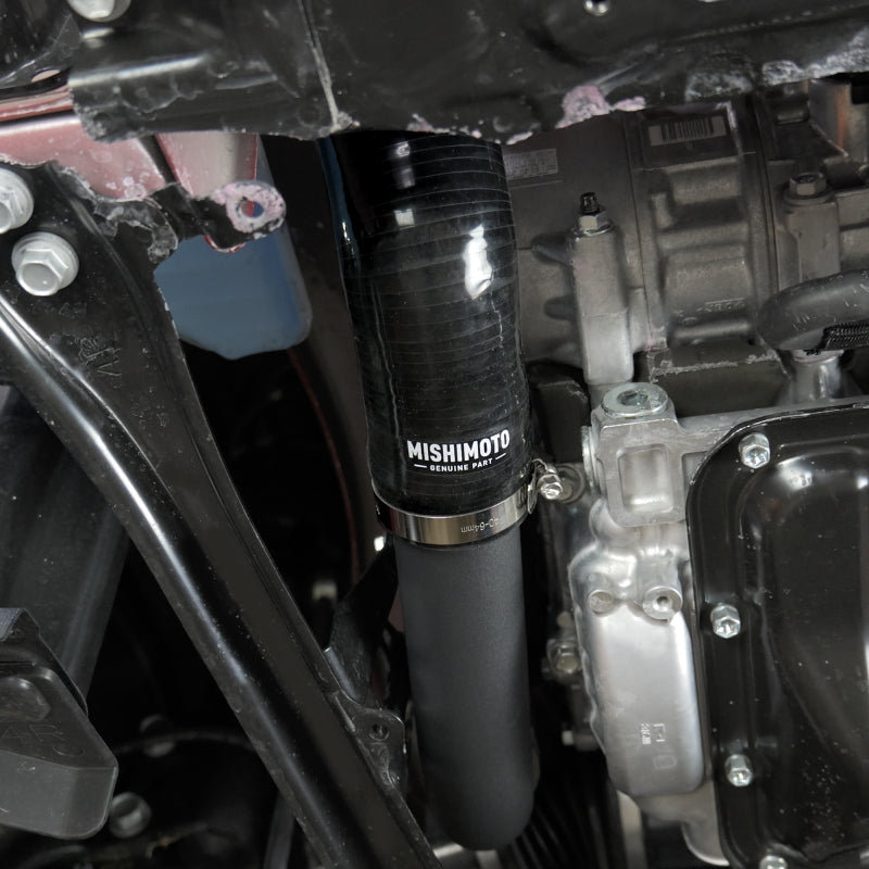 Mishimoto Silver Cooler Intercooler & Pipe Kit - Toyota GR Corolla 2023-2025 - Black Pipes, image 8