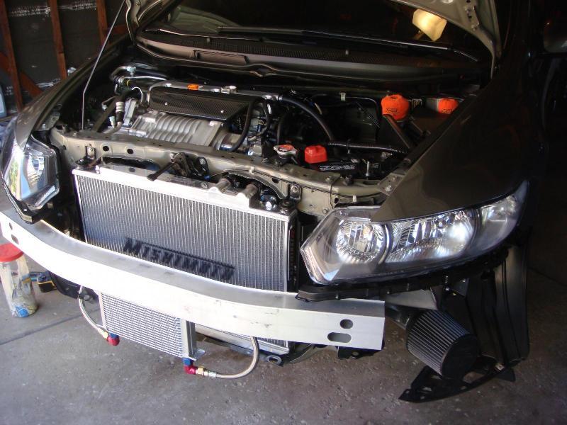 Mishimoto Aluminum Radiator for 06+ Honda Civic SI - Manual Transmission