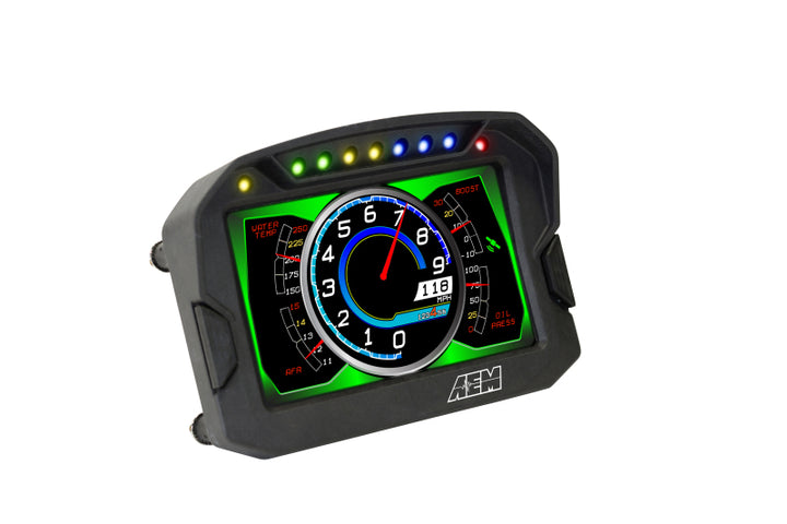 AEM CD-5LG Carbon Logging Digital Dash Display w/ Internal 10Hz GPS & Antenna - OneFastShop