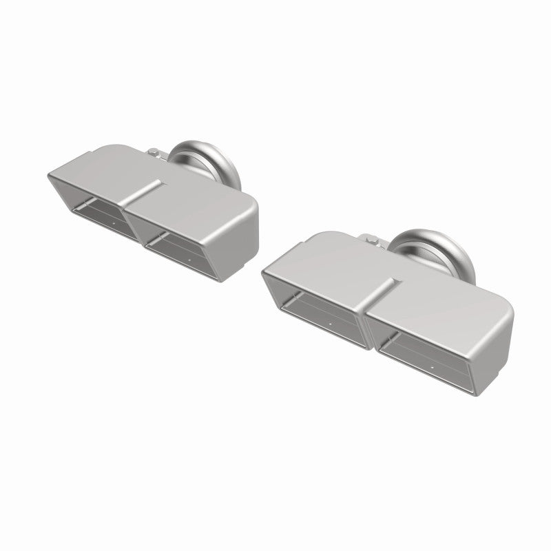 MagnaFlow Tip 1-Set Quad Square for Dodge Challenger, Easy Install