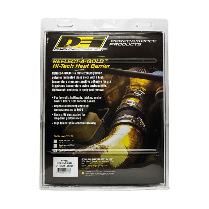 DEI Reflect-A-GOLD Heat Shield 24in x 24in Sheet - OneFastShop