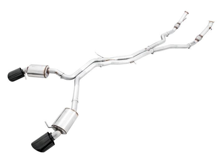 AWE Tuning Audi B9.5 RS 5 Coupe Touring Exhaust Diamond Black Tips