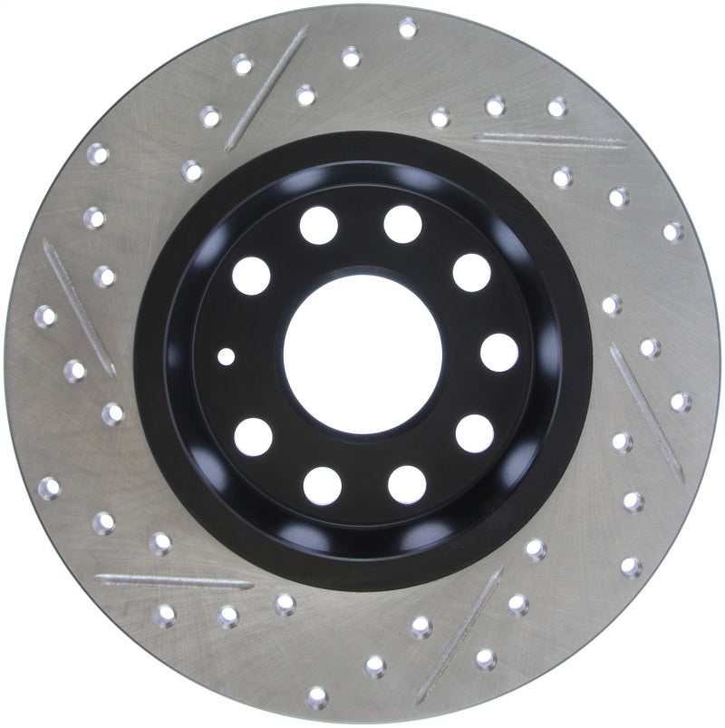 StopTech Slotted & Drilled Sport Brake Rotor for Audi A1 A3 A3 Quattro A3 Sportback e-tron TT Quattro Seat Altea Ateca Volkswagen Models - OneFastShop