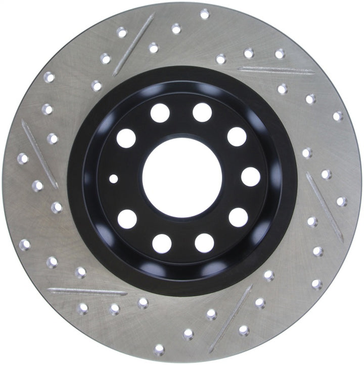 StopTech Slotted & Drilled Sport Brake Rotor for Audi A1 A3 A3 Quattro A3 Sportback e-tron TT Quattro Seat Altea Ateca Volkswagen Models - OneFastShop