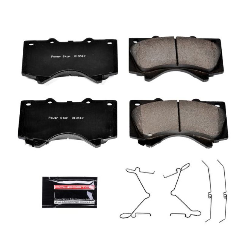 PowerStop Front Z23 Evolution Sport Brake Pads with Hardware for 08-11 Lexus LX570 - OneFastShop