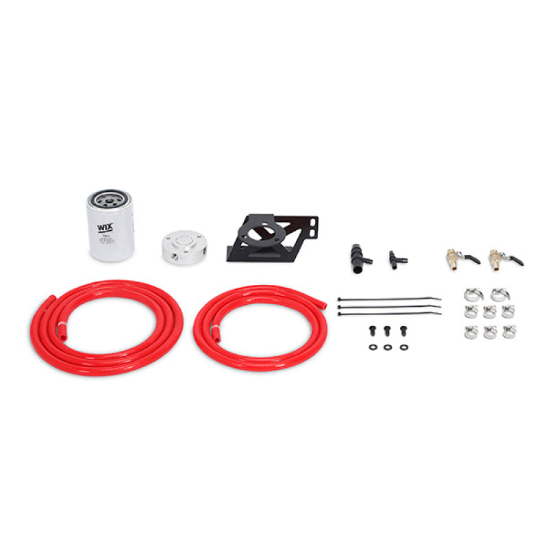 Mishimoto Coolant Filtration Kit - Ford 6.4L Powerstroke 2008-2010 - Red