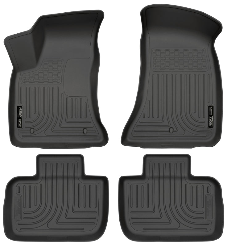 Husky Liners WeatherBeater Combo Black Floor Liners for 11-12 Dodge Charger/Chrysler 300 - OneFastShop
