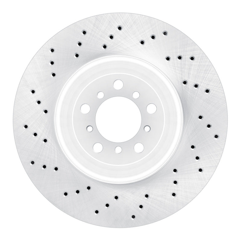 DFC Front Left Drilled Brake Rotor - BMW M2 / M3 / M4 2015-2020