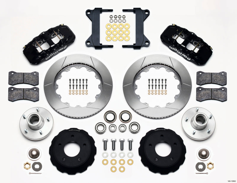 Wilwood AERO6 Front Hub Kit 14.00 for Chevy C-10 60-87 CPP Drop Spindle - OneFastShop