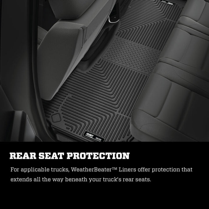 Husky Liners WeatherBeater Front Row Black Floor Liners for 09-10 Dodge Ram 1500/2500/3500