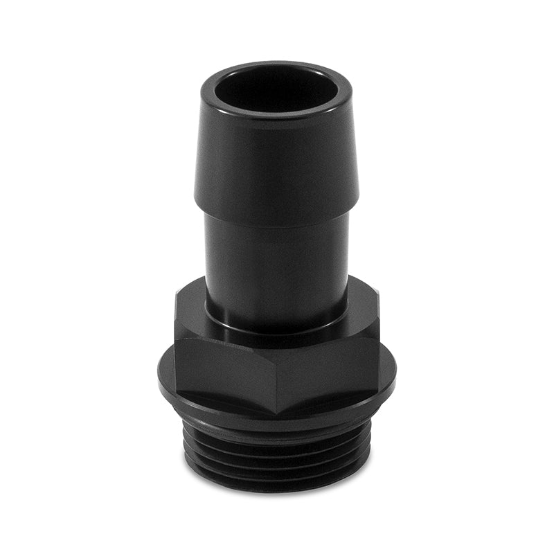 M27x2.0 To 3/4In Hose Barb Aluminum Fitting Black Viton - OneFastShop