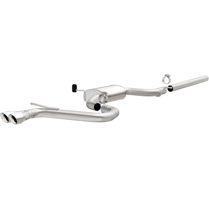 Magnaflow Cat-Back Exhaust System 2015 Volkswagen Golf 1.8L Dual Driver Side Exit 2.5in Polished Tips - OneFastShop