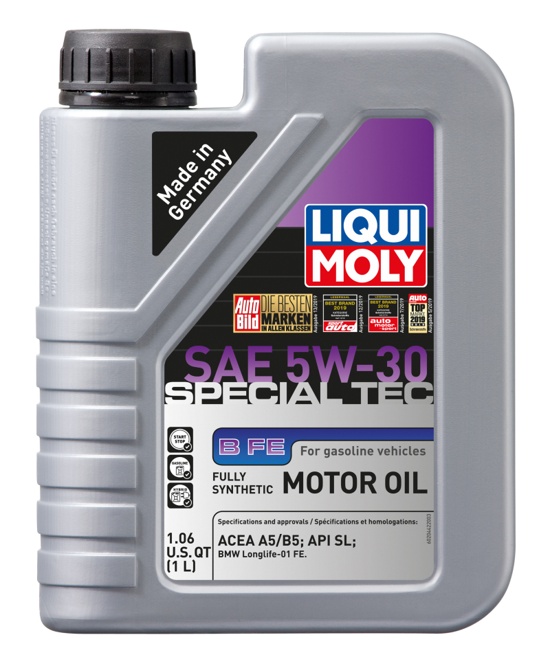 LIQUI MOLY 1L Special Tec B FE 5W30 Motor Oil - Acura Integra GS 1997-2001, BMW 1 Series M 2011