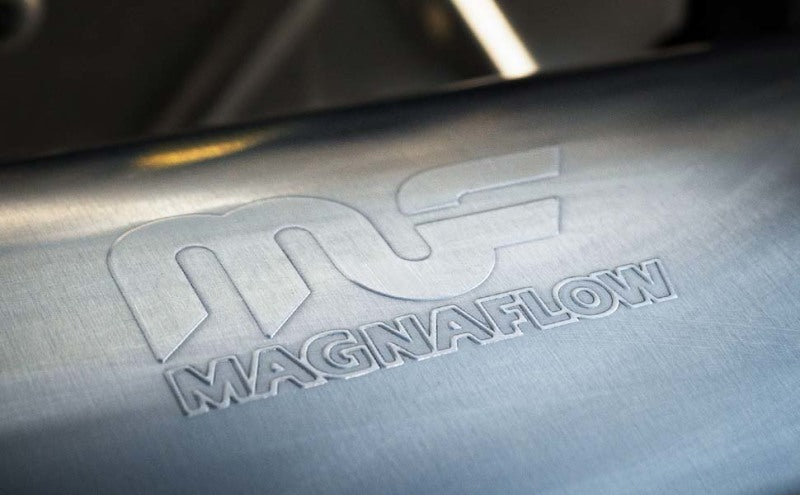 MagnaFlow Performance Muffler Stainless Steel 14X5X8-3X2.5/2.5 C/D - Compatible with Various Chevrolet, Dodge, Ford, and GMC Models