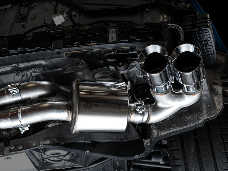 AWE Tuning Touring Edition Exhaust with Quad Chrome Silver Tips for 2020 Chevrolet Corvette (C8)