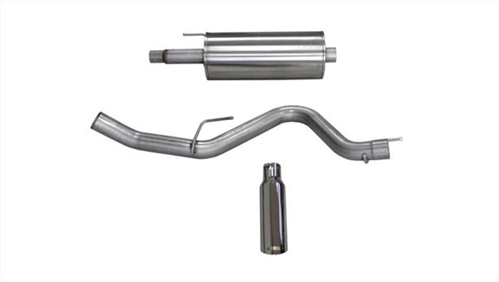 CORSA Performance Cat-Back Exhaust for 2015-2020 Ford F-150 5.0L V8 Single Side Exit with 4.0in Polished Tip