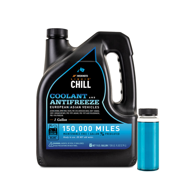 Mishimoto Liquid Chill EG Coolant Blue - European/Asian Vehicles