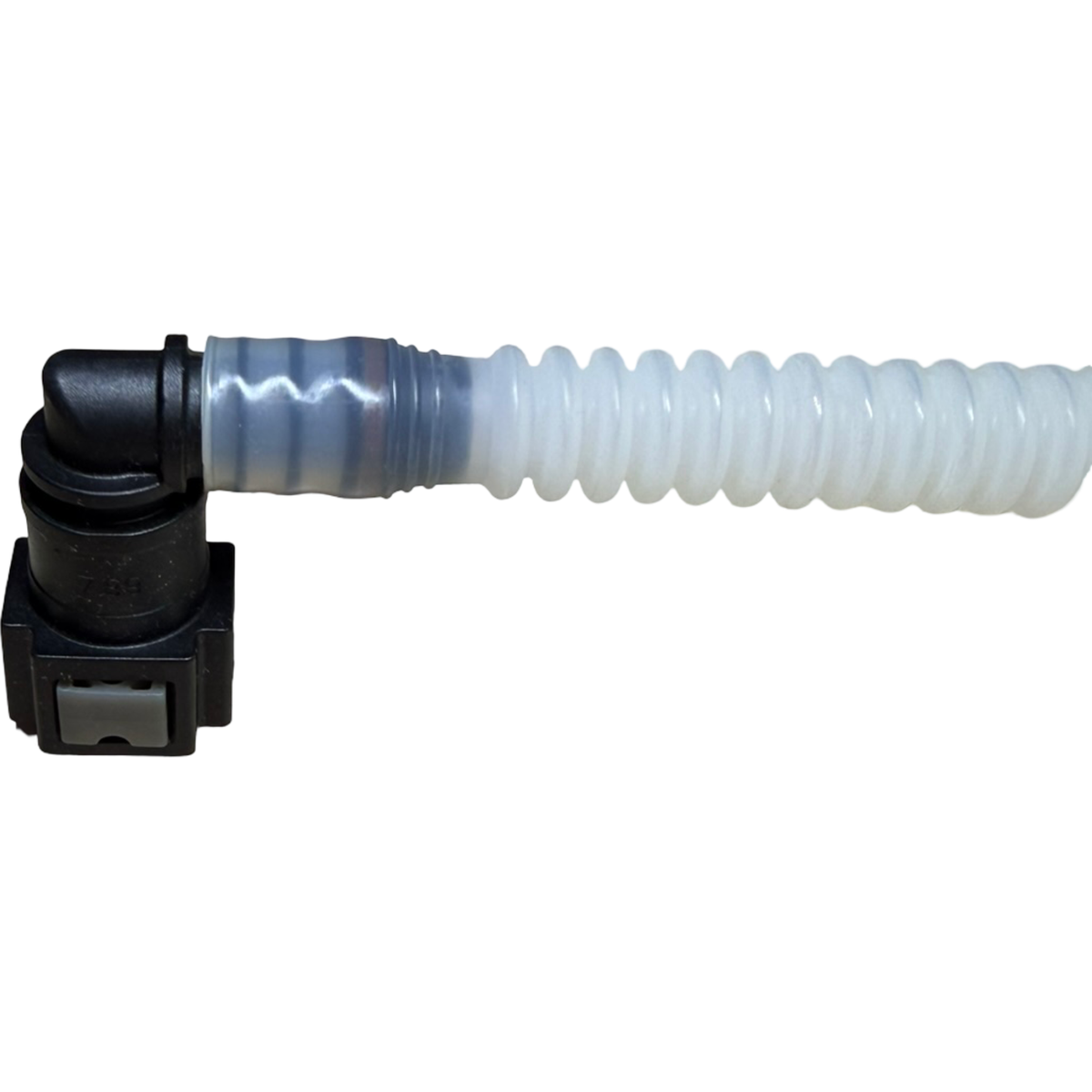 Female 7.89mm quick-connect coupler with molded 7.89 size marking on the Y-line