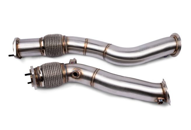 S58 Catless Downpipes – Fits BMW X3M F97 & X4M F98 (2019–2025) - OneFastShop