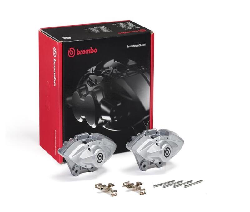 Brembo OE Hydraulic Rear X-Style Silver Brake Calipers - BMW M2/M3/M4/M235i 14-21 - OneFastShop