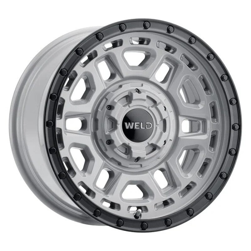 Weld Off-Road Crux 17x9 Inch / 5x139.7 BP / ET 0 / 110.2mm Bore - Gloss Armor Gray / Satin Black Wheel - OneFastShop