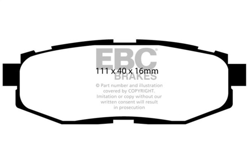 EBC Bluestuff Rear Brake Pads for 10-14 Subaru Legacy 2.5 GT - OneFastShop