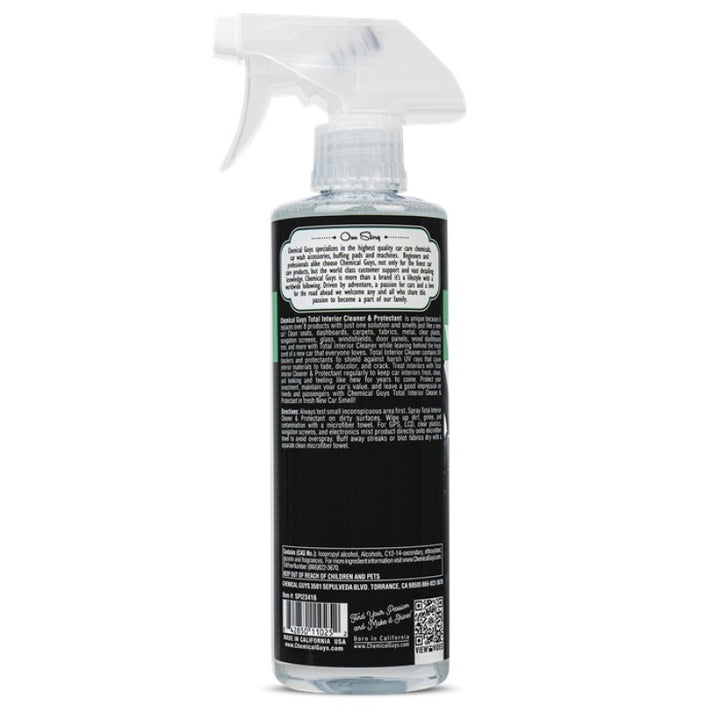 Chemical Guys 16oz Total Interior Cleaner & Protectant - New Car Scent