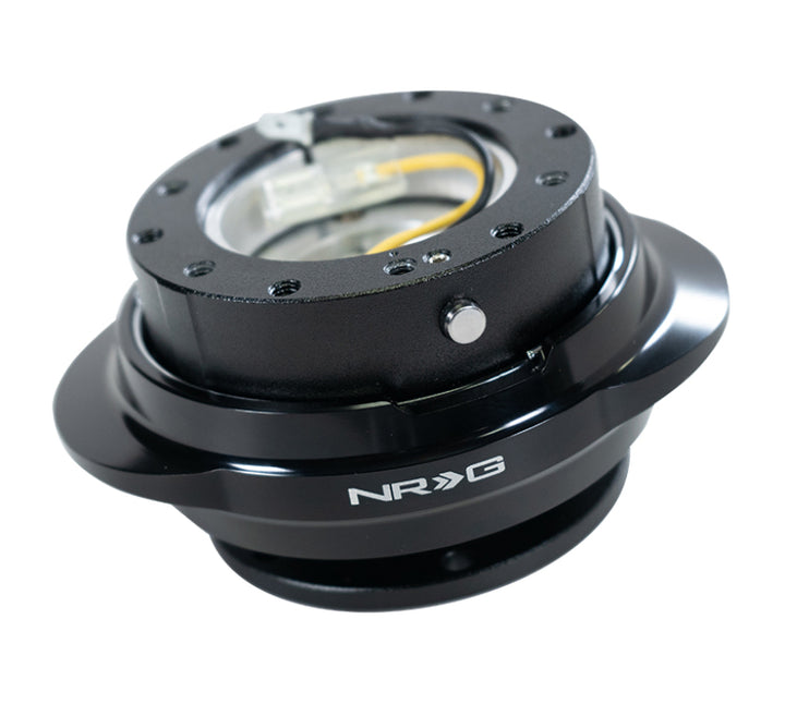 NRG Quick Release Gen 2.2 Black Body Shiny Black Oval Ring - OneFastShop