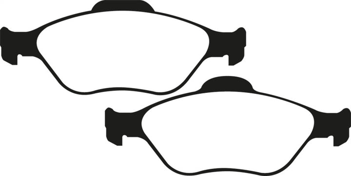 EBC Greenstuff Front Brake Pads for 08+ Lotus 2-Eleven 1.8 Supercharged - OneFastShop