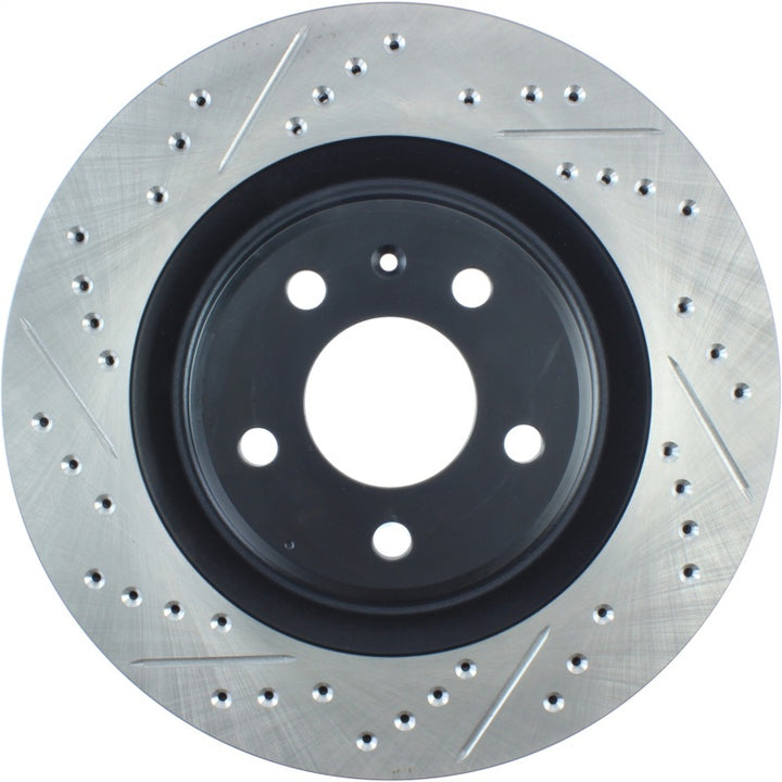 StopTech Slotted & Drilled Sport Brake Rotor for Audi A4 A5 A6 A7 A8 Q5 Q7 S4 S5 SQ5 2012-2023 - OneFastShop