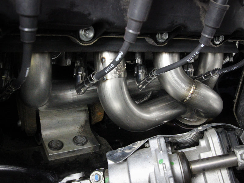 aFe Twisted Steel 1-7/8in 304 SS Headers for 20-21 Ford F-250/F-350 V8-7.3L