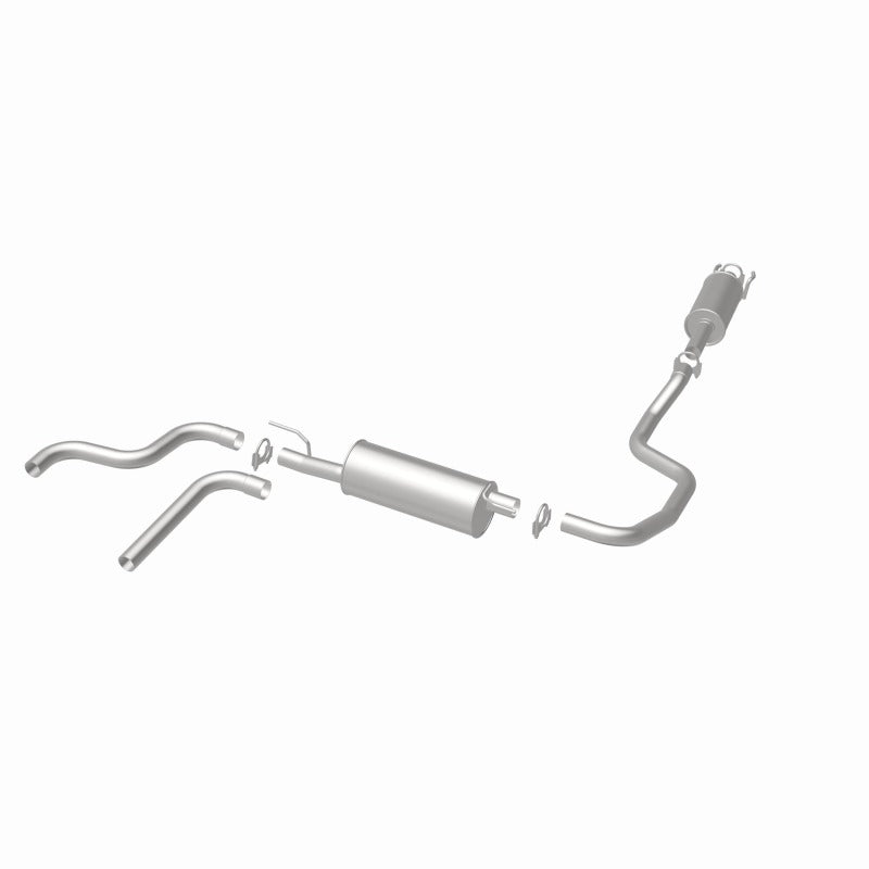 MagnaFlow BRE Exhaust Kit Complete Direct Fit Replacement for 1985–1993 Volvo 244 245 240 2.3L - OneFastShop